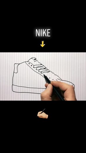 Nike Shoe Drawing Tutorial | Step by Step Guide