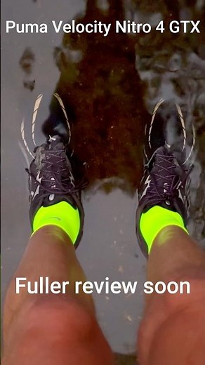 Puma Velocity Nitro 4 GTX - waterproof testing