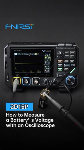 How to Measure a Battery's Voltage Using an Oscilloscope