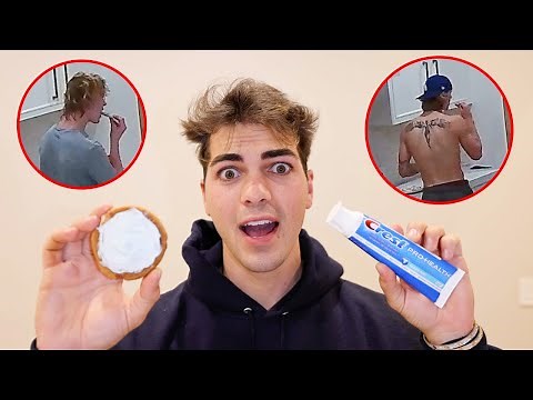 Toothpaste On Cookie Prank On Hype House!!