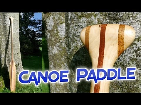 Making a Laminated Canoe Paddle from Salvaged Wood