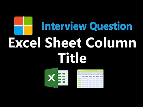 Excel Sheet Column Title - Leetcode 168 - Python