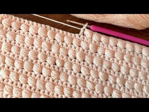 My GRANDMOTHER Showed Me This Cute and Easy Crochet Stitch! So Pretty Crochet Pattern for Beginners