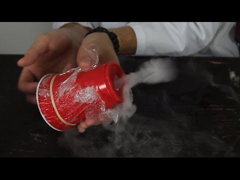 Dry Ice Smoke Ring Launcher - Science Experiment