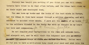 Helen Keller Writes a Letter to Nazi Students Before They Burn Her Book: “History Has Taught You Nothing If You Think You Can Kill Ideas” (1933)