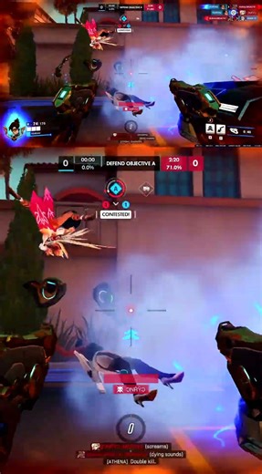 Mercy Walked RIGHT Into The Bomb! 💣💀 #Overwatch #Mercy #Shorts