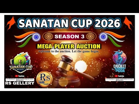 🔴 LIVE: Sanatan Cup NPL Season 3 | Mega Player Auction 2026
