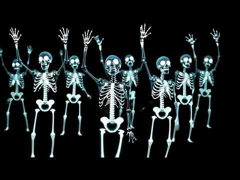 Creepy Skeleton Dance Party | Ultimate Halloween Window Projection