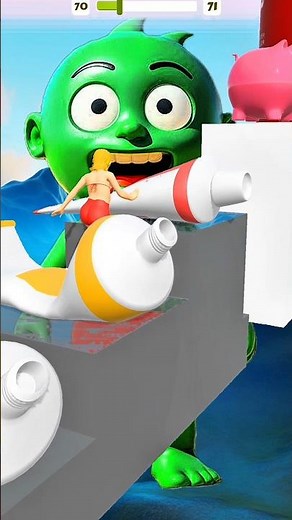 Squeezy Girl Fun Mobile Jump 🐎 Gameplay #shorts