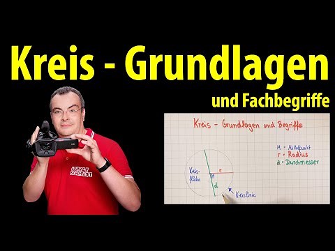 Circle - Basics & Terms - Radius, Diameter, Circular Area, Circular Line | Lehrerschmidt
