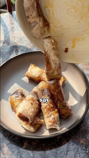 Rice paper spring rolls | healthy airfryer recipe | #shorts #youtubeshorts