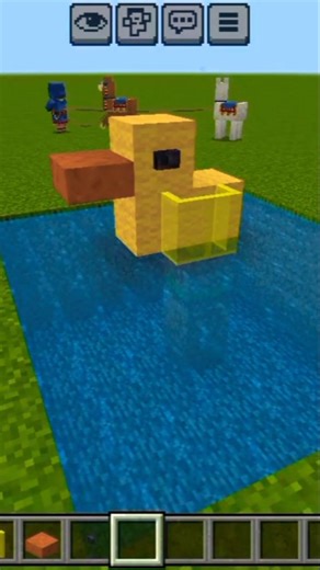 how to make duck in Minecraft 😱🔥 #minecraft #subscribe