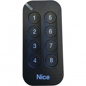 NICE MYGO8 - Télécommande 8 canaux pour portails et garages - Remplace ON9E - Compatible Nice O-Code & O-Code/A - Rolling Code - 433,92 MHz