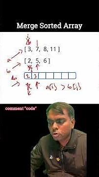 Merge Sorted Array. #dsa