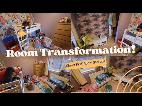 Organising Kids’ Room - Space Saving Hacks & Makeover
