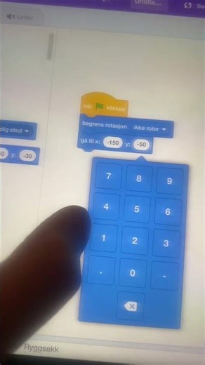 Trying to make my own Dino jump game#fypシ #scratch