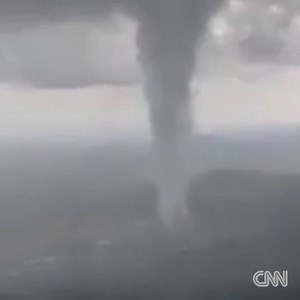 John Storm was on fire watch in a tower near Williams, Arizona, when he spotted a funnel cloud about a mile away. | CNN