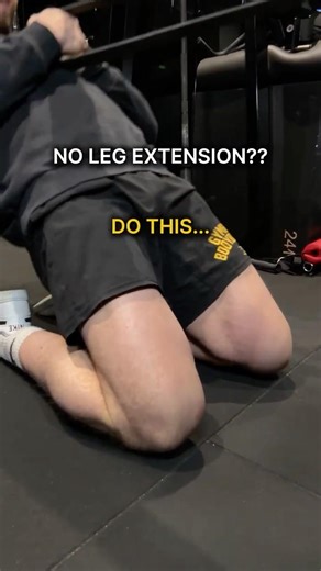 No leg extension?? Do this...