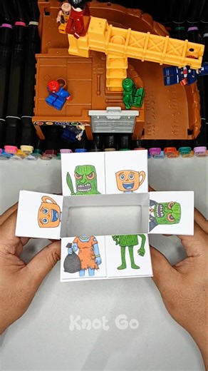 🔥 Easy Emoji Cube DIY 😍 Cute Paper Craft That Opens Up! #shorts #diy #craft