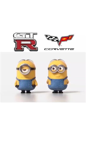 Chevrolet Corvette vs GT R: Minions Take the Wheel