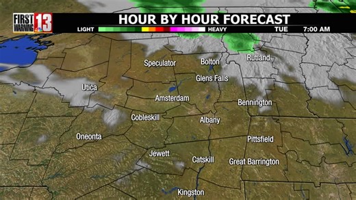 A better day for Tuesday. Mix sun & clouds, a pleasant afternoon. Highs region-wide 60° to 65°. Christina has the next on-air update at 5am! | WNYT NewsChannel 13