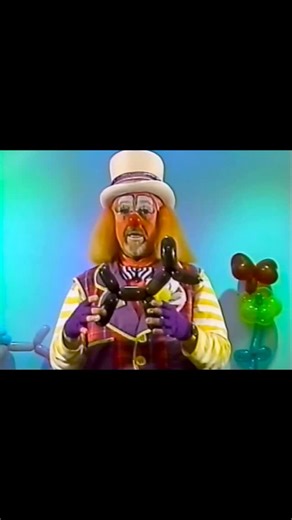 📼 VHS Oddities 📼 on Instagram: "Tricky the clown showing off his balloon animal skills! 🎈🐇🐶 Where is Tricky now????? I wish we could track him down. Which animal is your favorite? Balloon Sculptures Made Easy (1996) #vhs #cursed #clown #balloons #vhscollector"