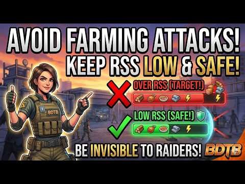 How to Keep RSS Bars Low & Protect Your Base From Farming Attack | Last Z Guide | BDTB Gaming