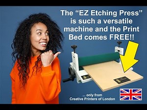 EZ Etching Press for Intaglio, Printmaking and Linocut, Embossing