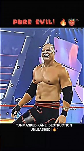The Unmasked Monster: Kane Returns to Destroy! 🔥#wwe #shorts #wrestler