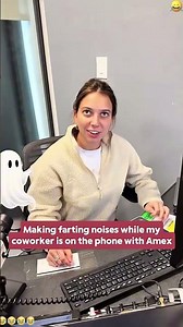 Best co-worker fart prank😂🤣🤪💨#fart #farting #usa #funny #prank