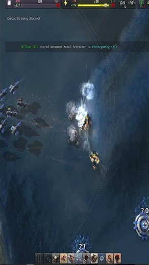Full Scale Combat in Beyond All Reason P40 #gaming #strategygames #games #beyondallreason #rts