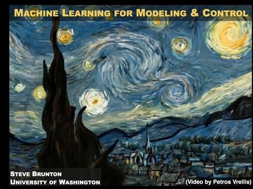 Machine Learning for Sparse Nonlinear Modeling & Control by S. Brunton @ACC2023