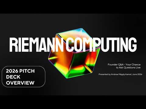 Riverside Episode Snippet - Riemann Computing's Founder and CEO on Revolutionizing Data Compression