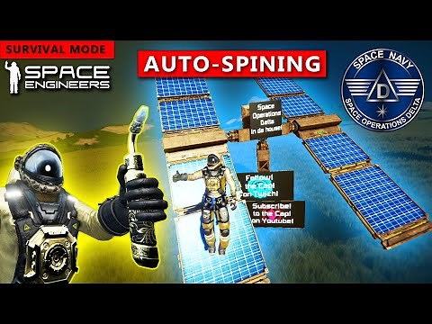 Rotating Solar Panels - How To Use Scripts in Space Engineers - Captain Collins