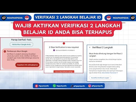 CARA MELAKUKAN VERIFIKASI 2 LANGKAH DI AKUN BELAJAR ID | WAJIB