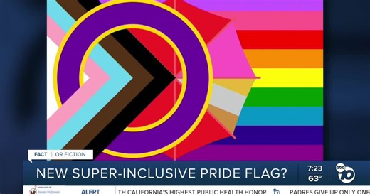 Fact or Fiction: New pride flag being used for inclusivity?