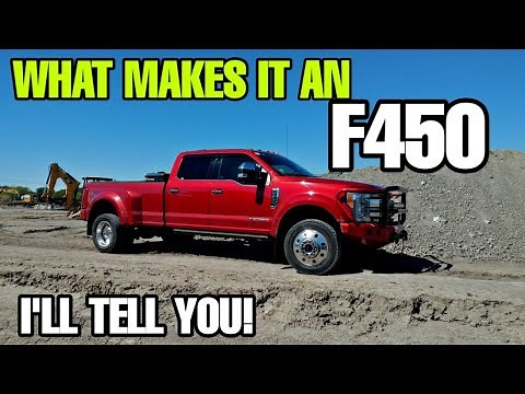 FORD F450 Pickup vs F350 Specs! FAIR COMPARISON?