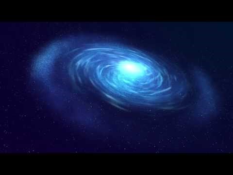 4K Space Moving Background - Glowing Milky Way Stars Galaxy