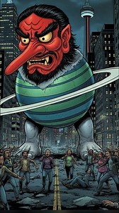 Cosmic allien👺 Roams the City Streets ‪@mindblowingshock‬