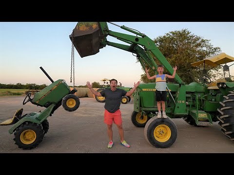 Saving tractors and animals on the farm | Tractors for kids