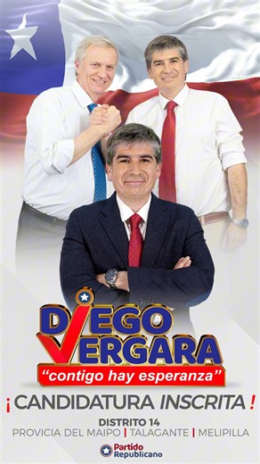 Hoy anuncio oficialmente que soy candidato a diputado por el Distrito 14, que abarca las provincias de Maipo, Talagante y Melipilla. Asumo este gran desafío con orgullo y con la firme convicción de trabajar por Chile y por cada una de las comunas rurales que conforman nuestro distrito. Desde el primer día en el Congreso pondré a disposición mi experiencia de 12 años como Ex Alcalde, porque estoy convencido de que esa trayectoria debe estar al servicio de nuestro país. Mi compromiso es aportar en