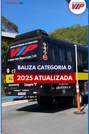 Baliza Categoria D: Aprenda com Ônibus Novo