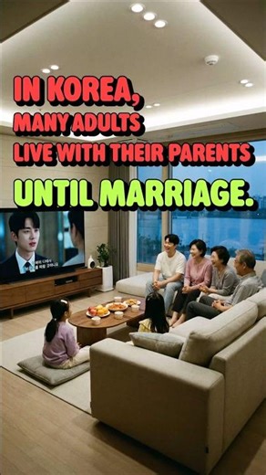 Koreans Live With Parents Until Marriage?! #koreanculture #lifeinkorea