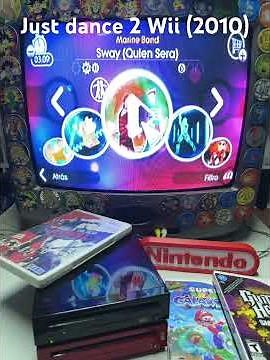 Just dance 2 Song list Nintendo Wii!! CRT TV (2010)#justdance #wii #nintendo #memories #shorts