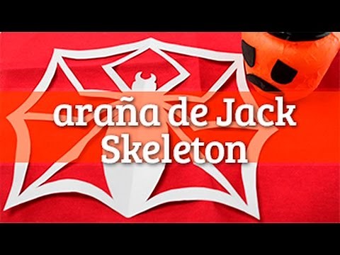 Cómo hacer la araña de Jack Skeleton