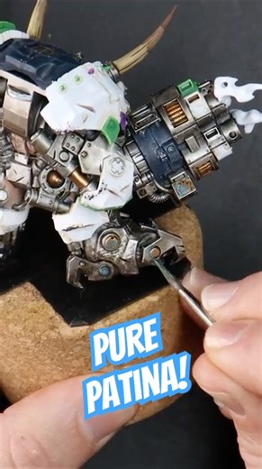 Funky Cold Patina (Blue Patina on Metals) #warhammer40k #orks