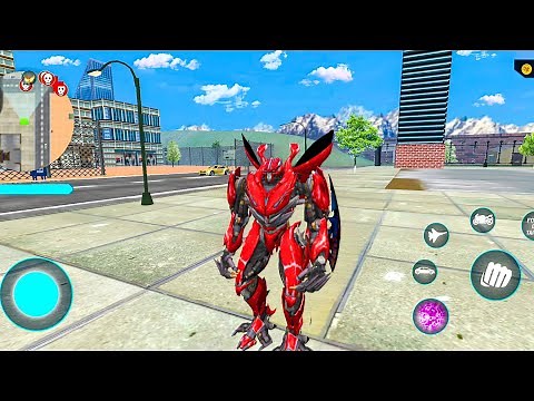 Megatron Red Robot Jet Bike Car Battle | Robot Transformation Game 2025 (Android Gameplay)