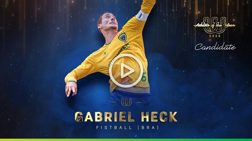 ✨ Fistball star Gabriel Heck 🇧🇷 is one of the 10 final candidates for The World Games Athlete of the Year! 🏆 Captain and striker Gabriel Heck led Brazil to Fistball gold at #TheWorldGames2025 their first The World Games title since 2009! Under his leadership, Brazil was nearly unstoppable, dropping only a single set the entire tournament. Gabriel also won at the South American Championships and Cup with his club. 🏐✨ Cast your vote NOW : https://www.theworldgames.org/awards/Athlete-of-the-Yea