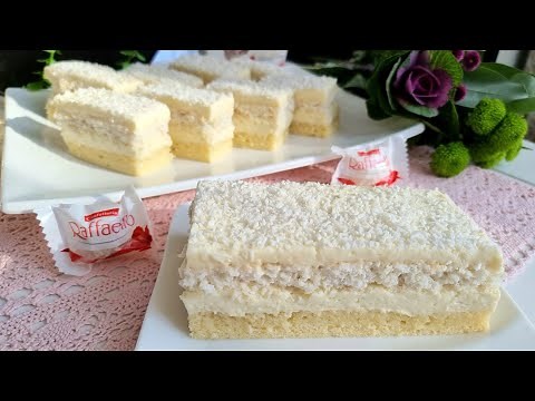 Prăjitura Raffaello - o rețetă extrem de bună, simplă și rapidă | Pasiune & Savoare