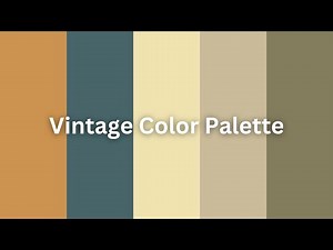 Vintage Color Palette | COLOURFULL | COLOURS NAMES